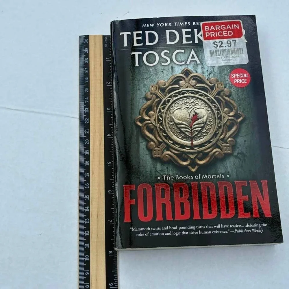 Forbidden Ted Dekker Tosca Lee Books of Mortals Paperback Fantasy Thriller Novel